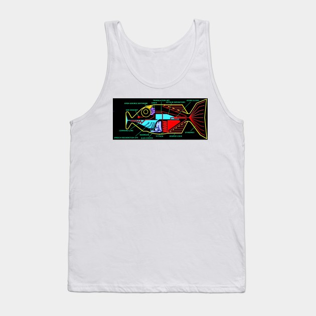 Babel Fish Tank Top by Bertoni_Lee